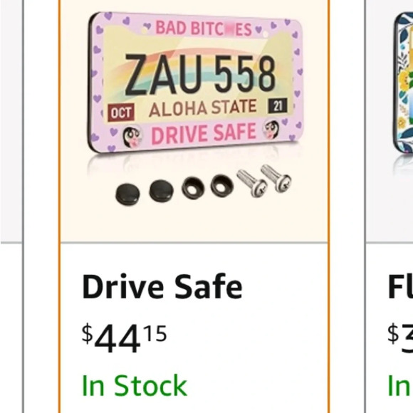 License plate cover *NWT* - Picture 3 of 6